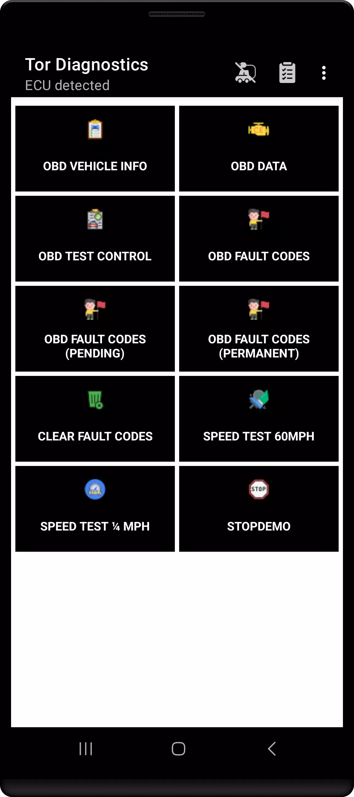 Tor OBD2 Diagnostics Captura de pantalla 2