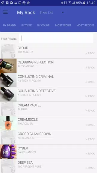 Nail Polish Rack Capture d'écran 3