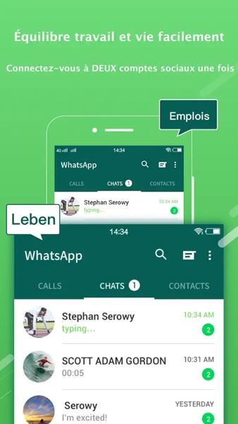 Whatsapp Messenger Tips bleu স্ক্রিনশট 3