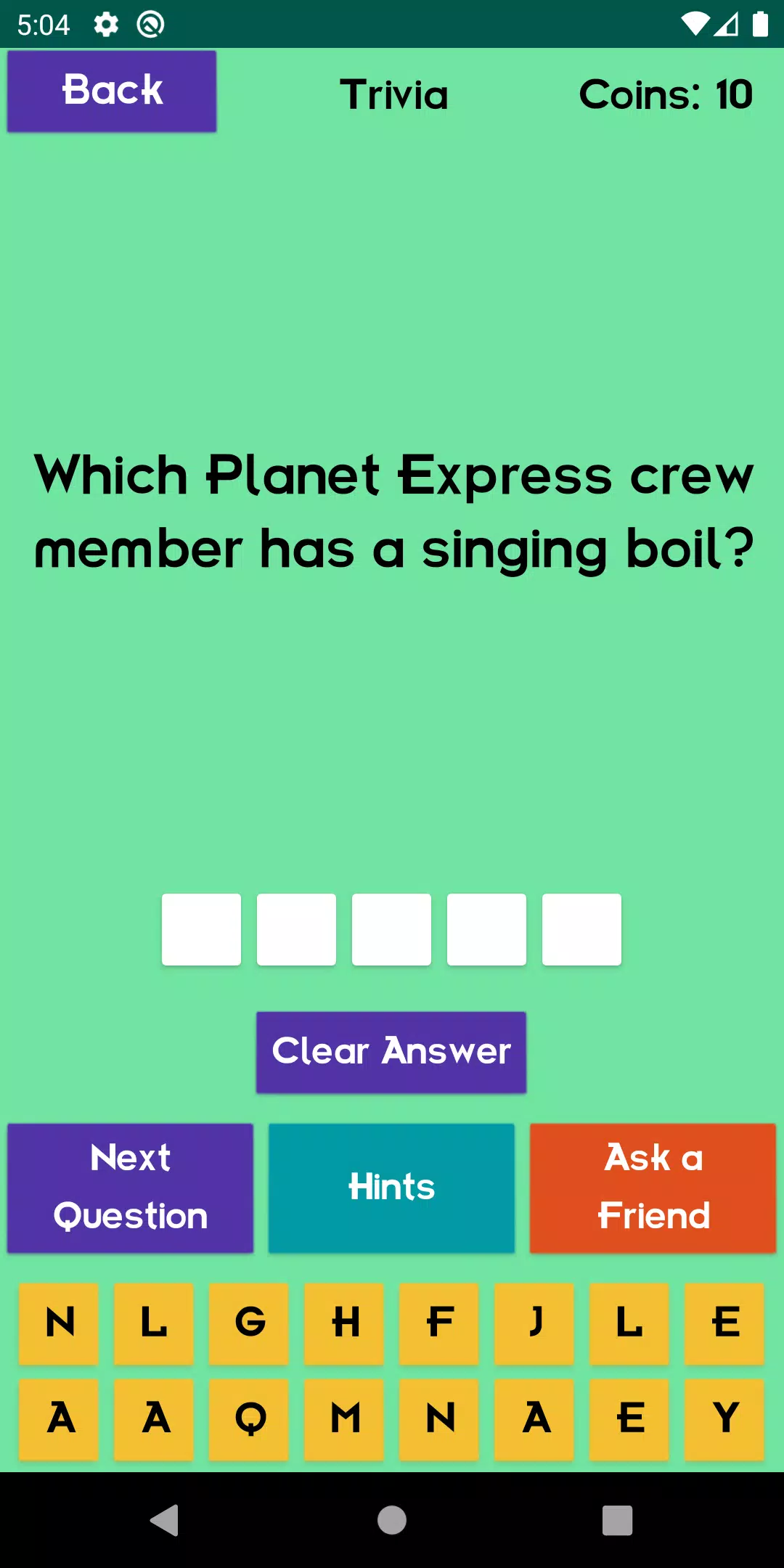 Quiz About Futurama 스크린샷 3