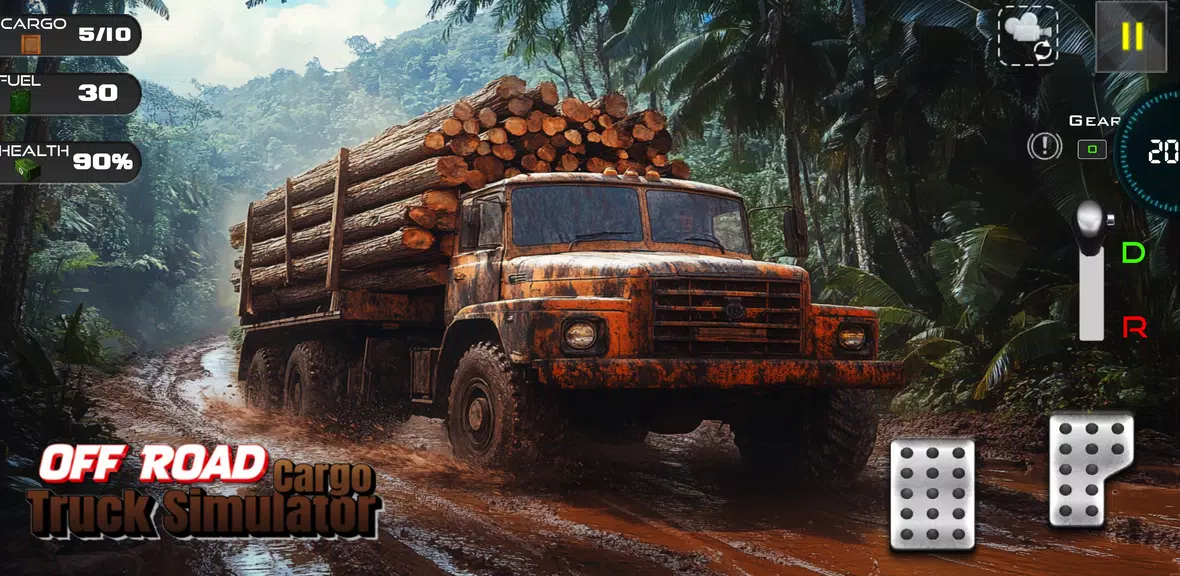 Truck Cargo simulator offroad Tangkapan skrin 3