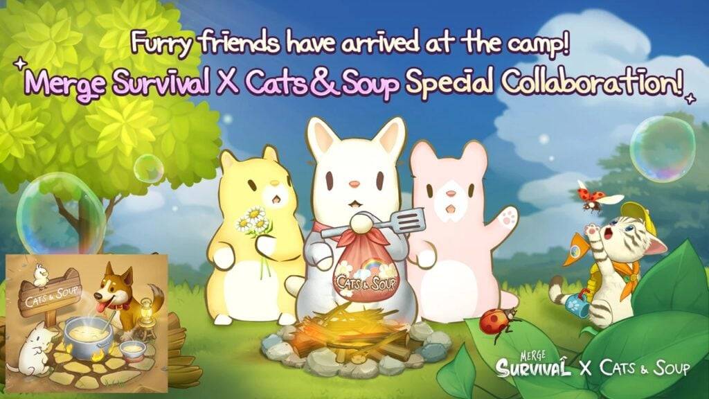 猫和汤X合并生存合作：可爱的猫生活！