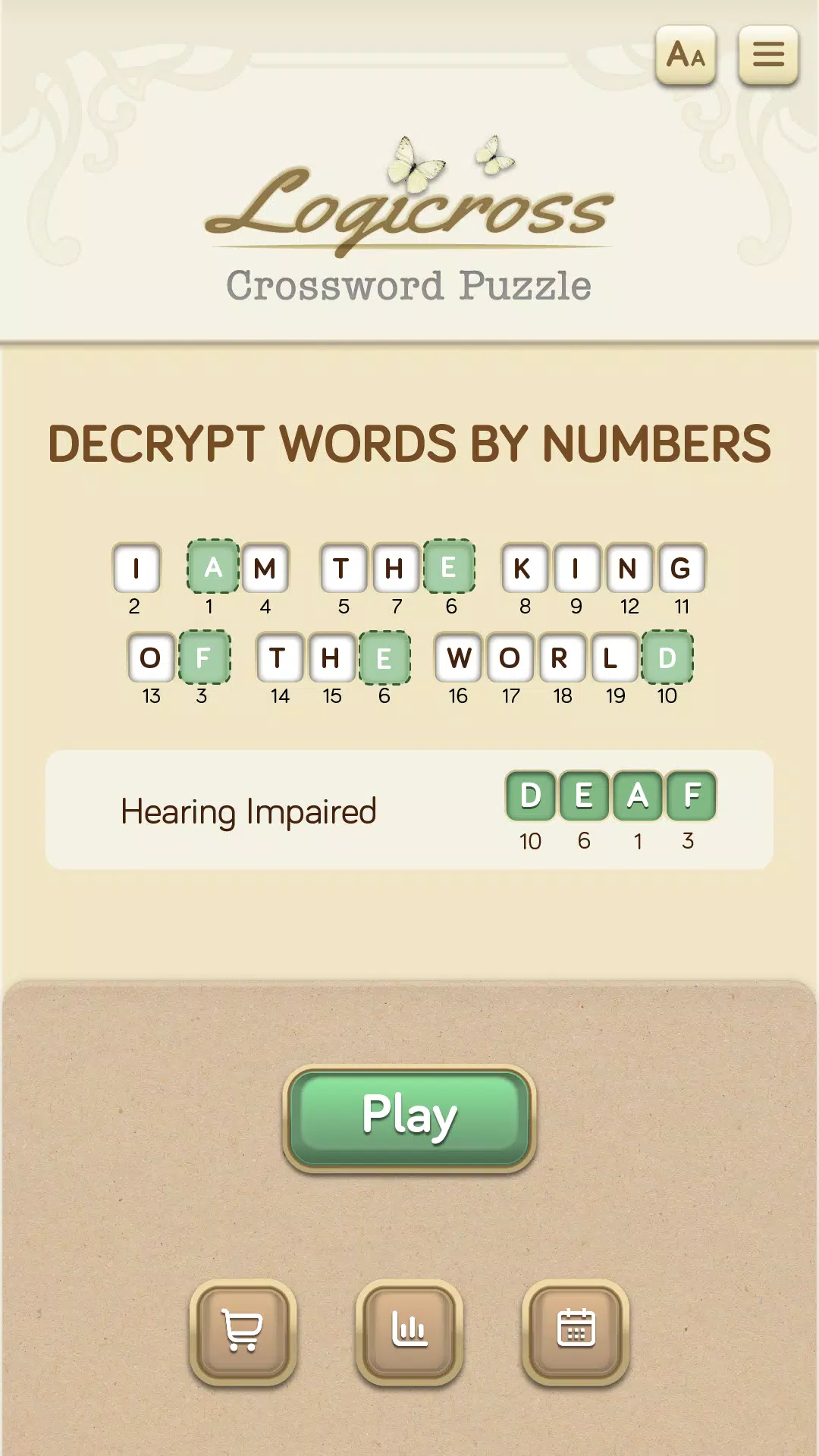Logicross: Crossword Puzzle应用截图第1张