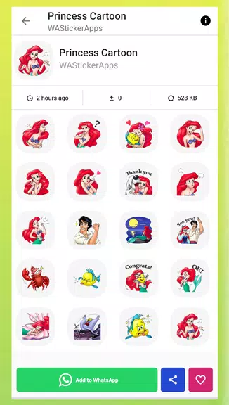 Princess Animated Stickers スクリーンショット 3