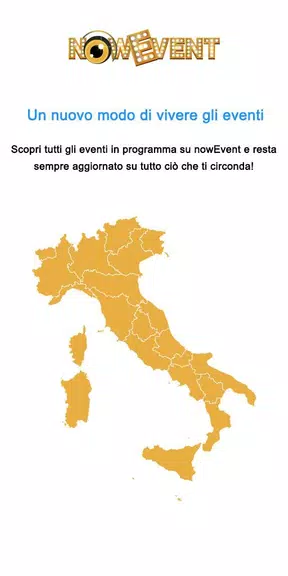 nowEvent - L’app a misura di evento Zrzut ekranu 1