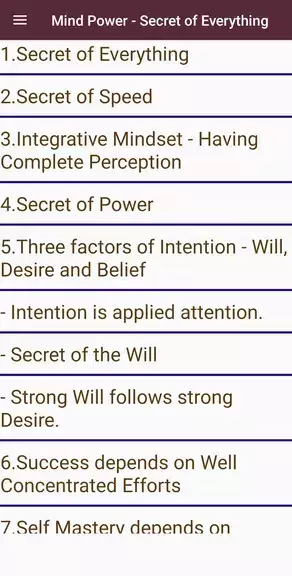 Secret of Mind Power: Success应用截图第2张