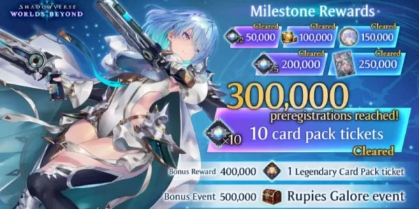 Shadowverse: Worlds Beyond presenta nuevos hitos de preinscripción, ya que alcanza los 300,000