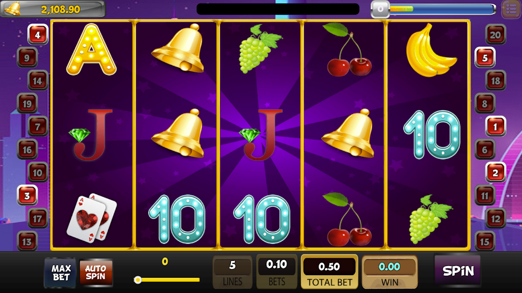 SlotMan - Free Classic Vegas Slot Machine 777 স্ক্রিনশট 1