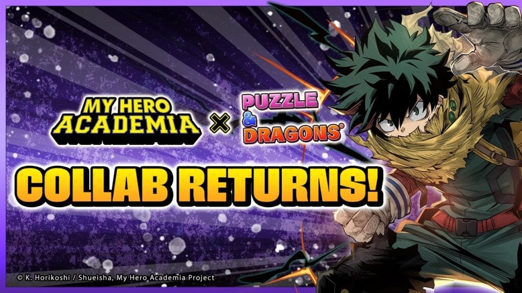 Puzzle & Dragons Teams Up with My Hero Academia for Exciting Crossover Event!