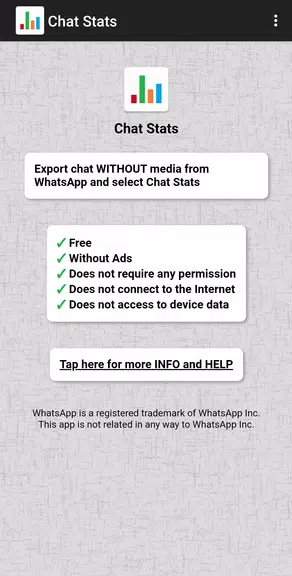 Chat Stats for WhatsApp 스크린샷 1