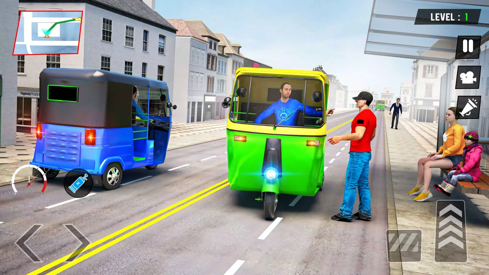 Tuk Tuk Rickshaw - Auto Game Скриншот 1
