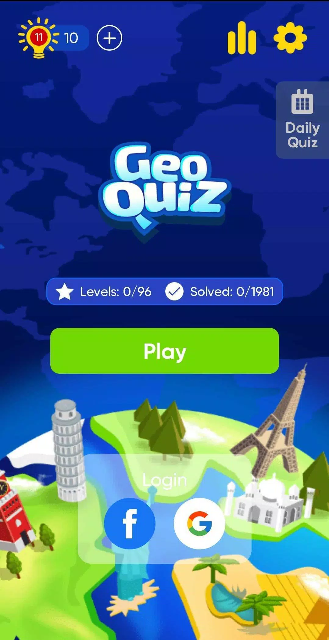 Geo Quiz スクリーンショット 1