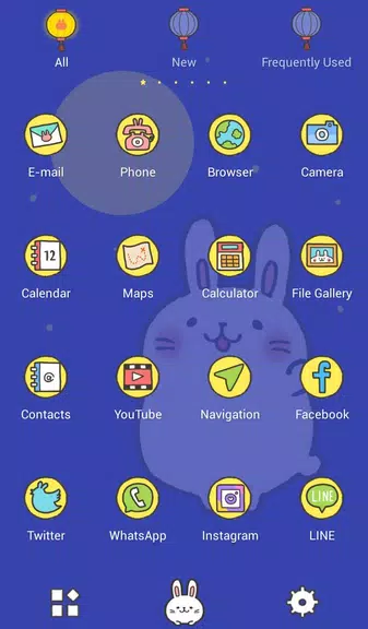 Moon Rabbit Theme Скриншот 3