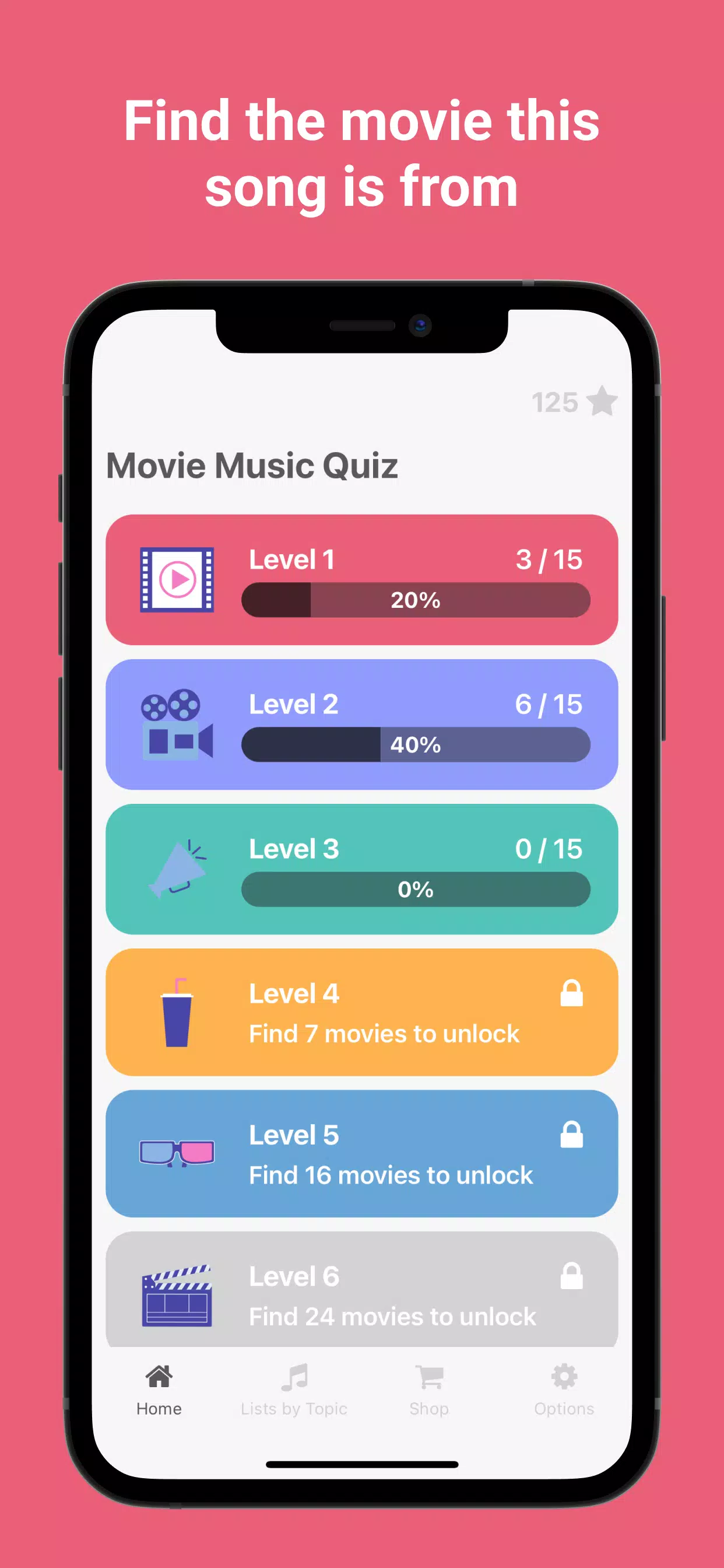 Movie Music Quiz應用截圖第1張