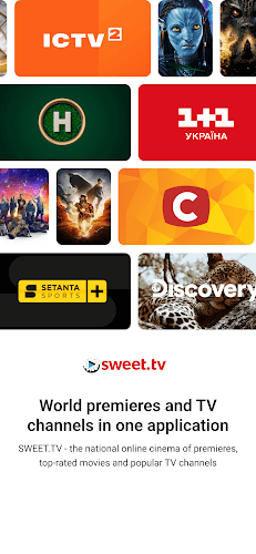 Schermata SWEET.TV - TV and movies 1