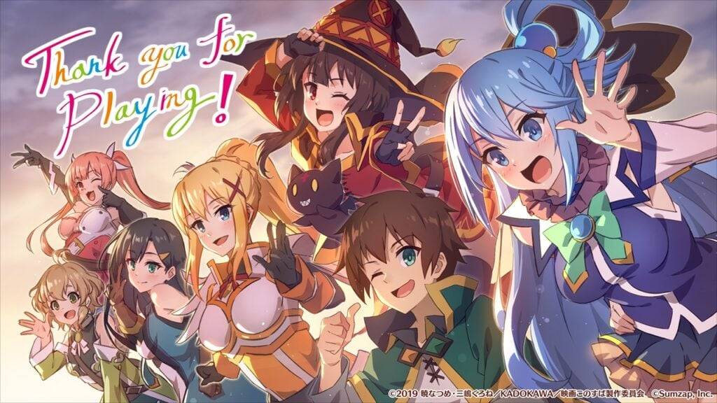 KONOSUBA: Fantastic Days Global Service Ends, Offline Version Future Unclear