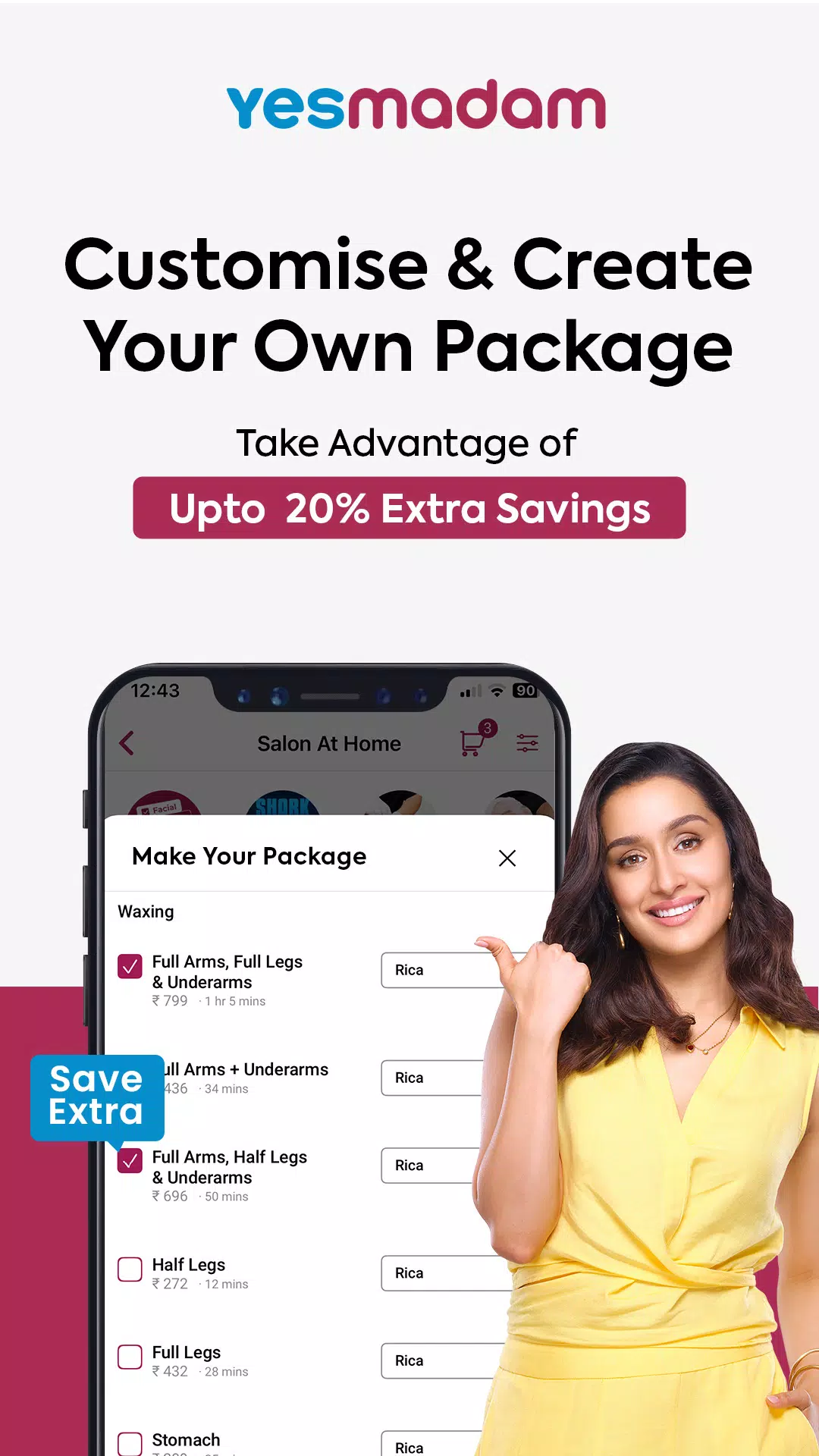 Yes Madam - Salon at Home應用截圖第4張