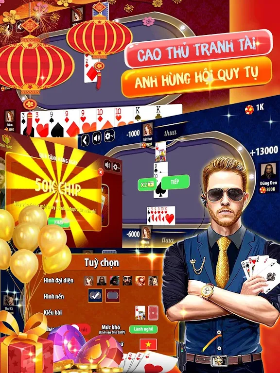 Bài sâm lốc offline - sam loc offline - xâm lốc Tangkapan skrin 3