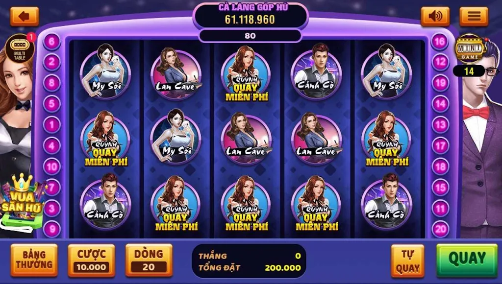 VinVip - No Hu, Xeng, Slots phat loc 스크린샷 3