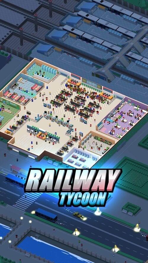 Idle Railway Tycoon Ảnh chụp màn hình 1