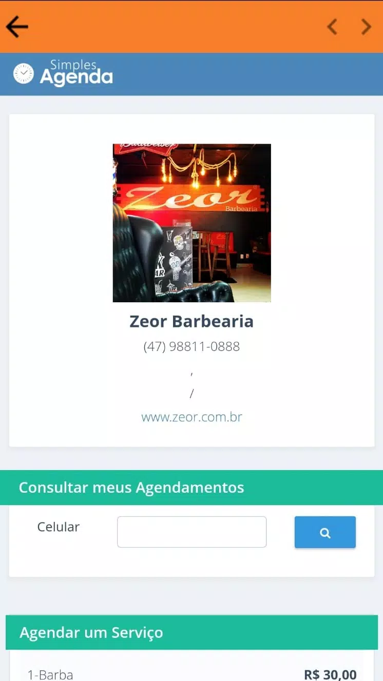 ZEOR Barbearia Скриншот 4