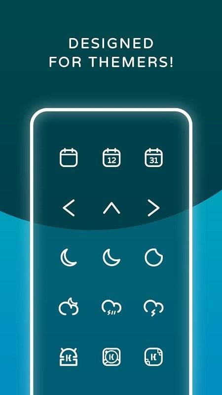 Reev Pro - White Outline Icons應用截圖第2張