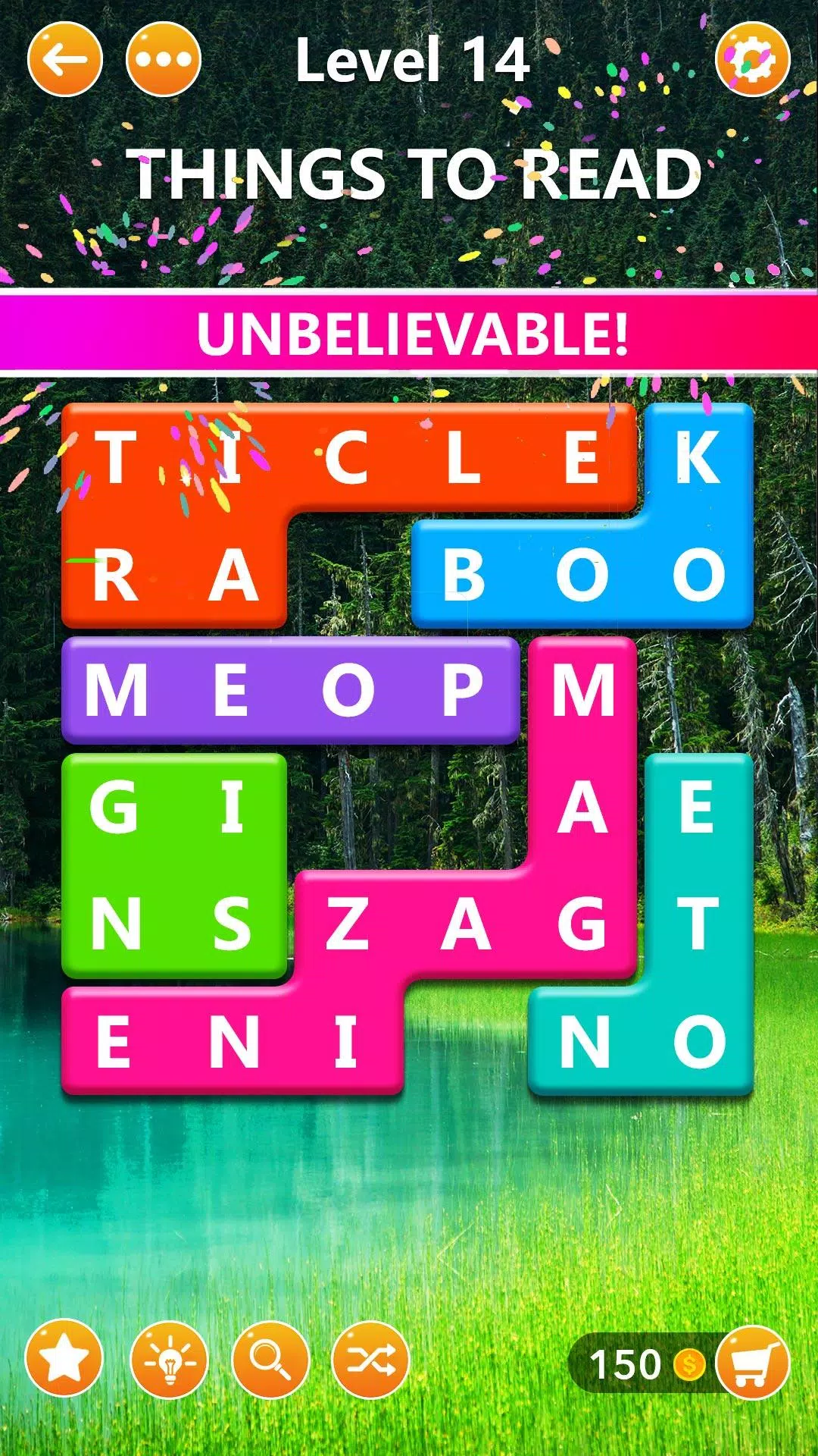 Word Blocks Puzzle - игры в сл Скриншот 2