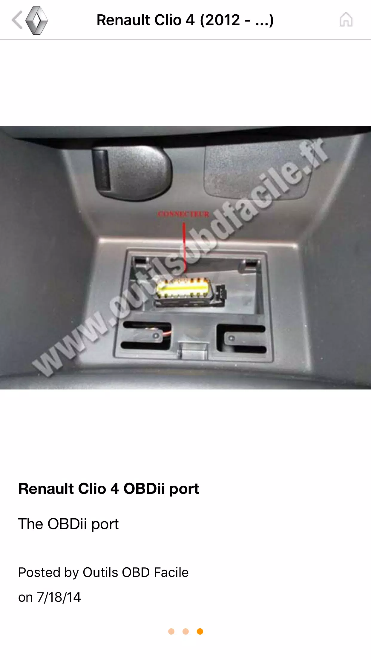 Where is my OBD2 port? Capture d'écran 3