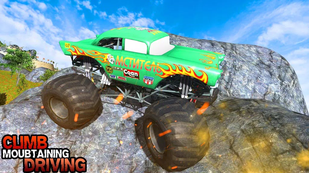 Pickup Truck Hill Climb Racing スクリーンショット 4
