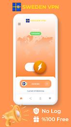 Sweden VPN - Private Proxy スクリーンショット 1