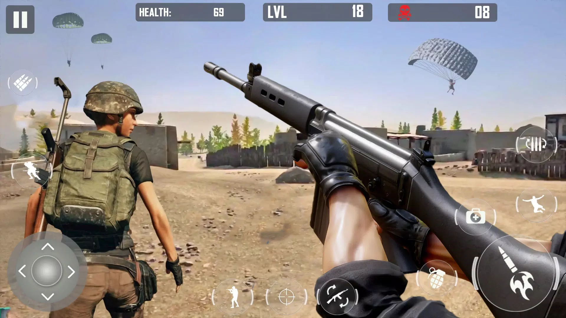 Squad Fire Gun Games - Battleg Captura de pantalla 3