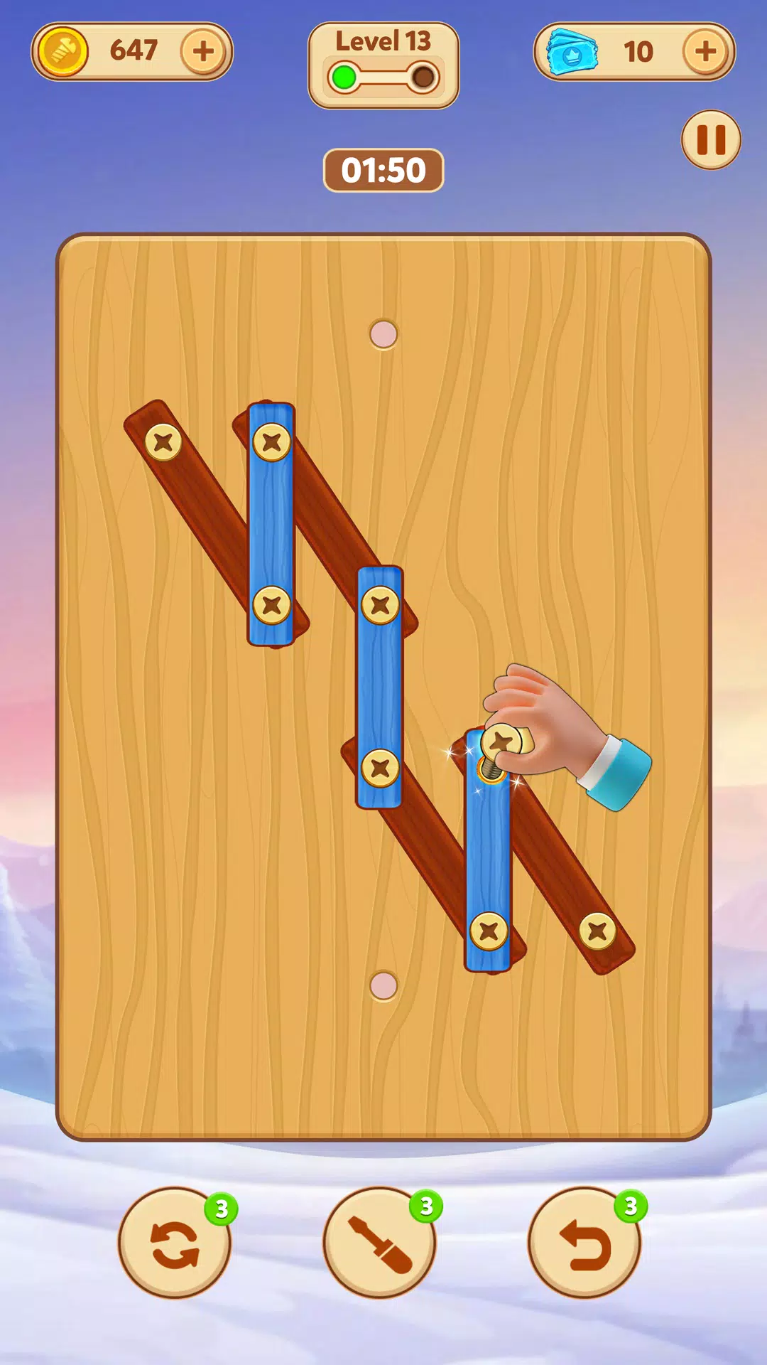 Unscrew Puzzle - Nuts & Bolts স্ক্রিনশট 1
