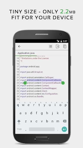 Éditeur de texte QuickEdit Capture d'écran 3