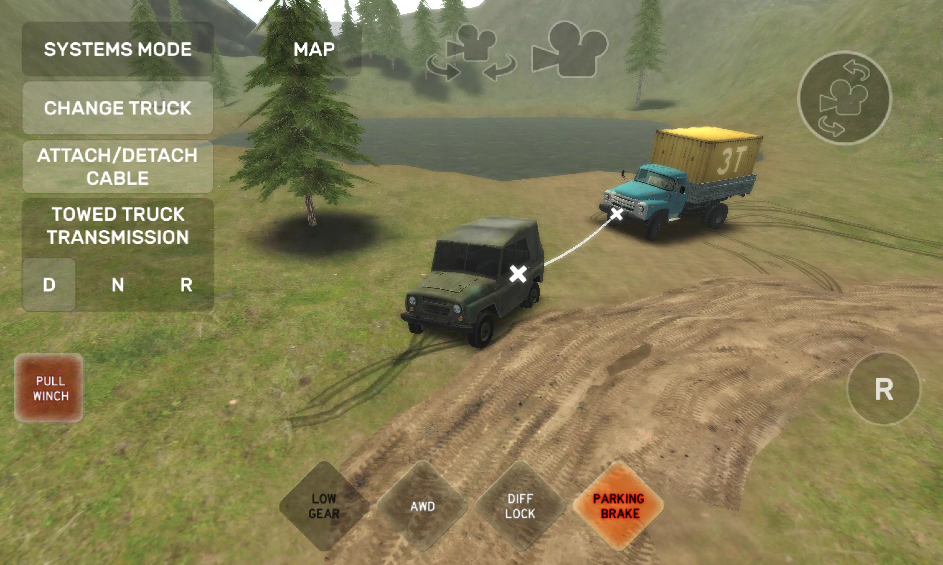 Dirt Trucker: Muddy Hills Captura de pantalla 1