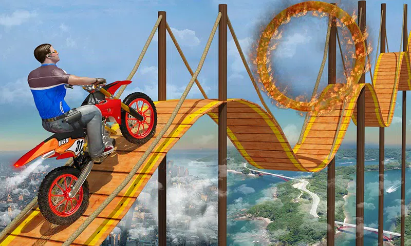 Bike Tricks Trail Stunt Master Capture d'écran 1
