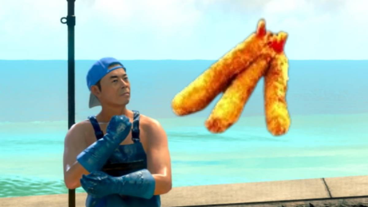Guide des crevettes frites sauvages dans Like a Dragon : Pirate Yakuza Hawaii