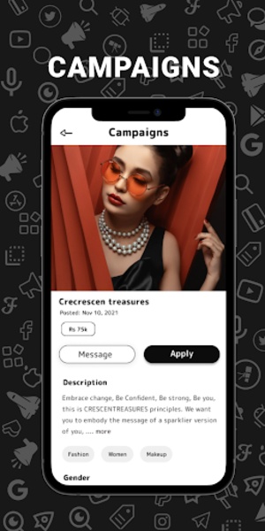 Flytant - Influencer Marketing Captura de tela 2