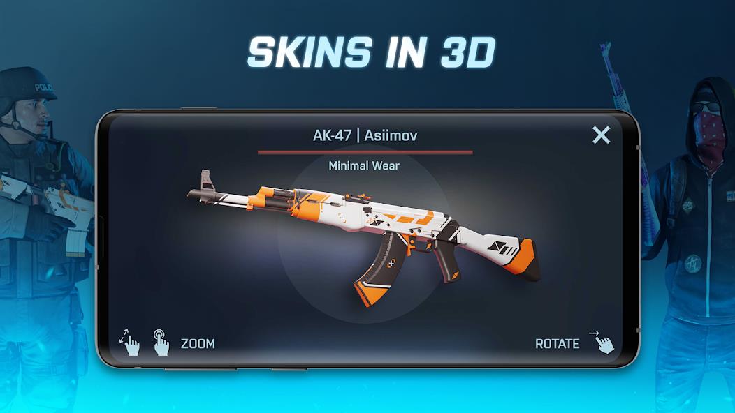 Case Opener - skins simulator Mod ภาพหน้าจอ 1
