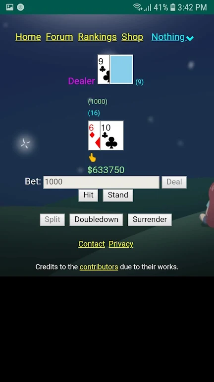 Blackjack Evolved ဖန်သားပြင်ဓာတ်ပုံ 1