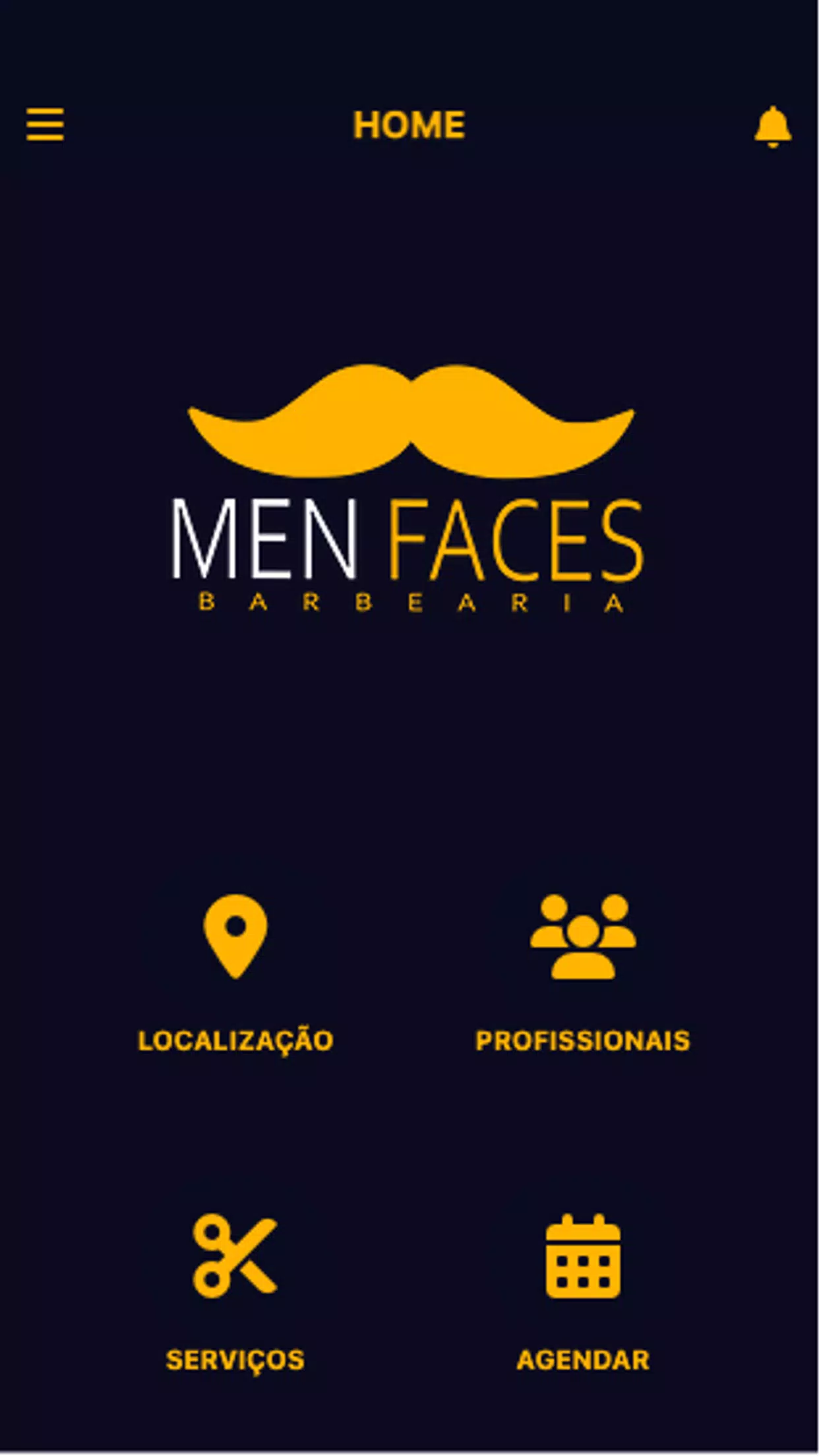 Men Faces Barbearia Captura de tela 1
