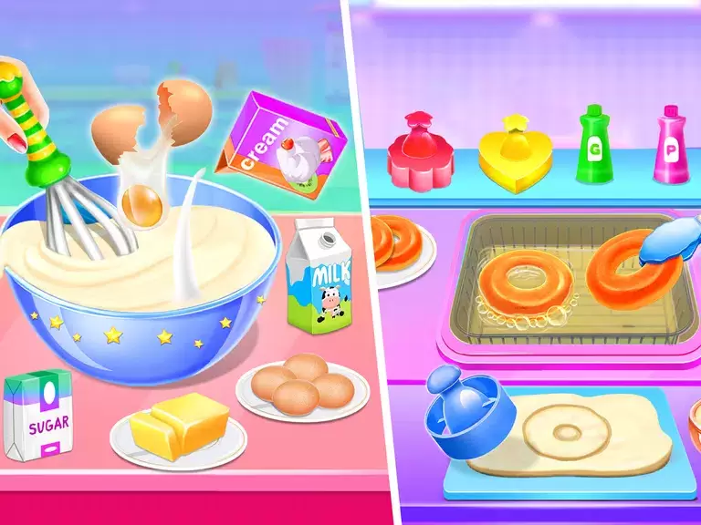 Make Donuts Game - Donut Maker Ảnh chụp màn hình 2
