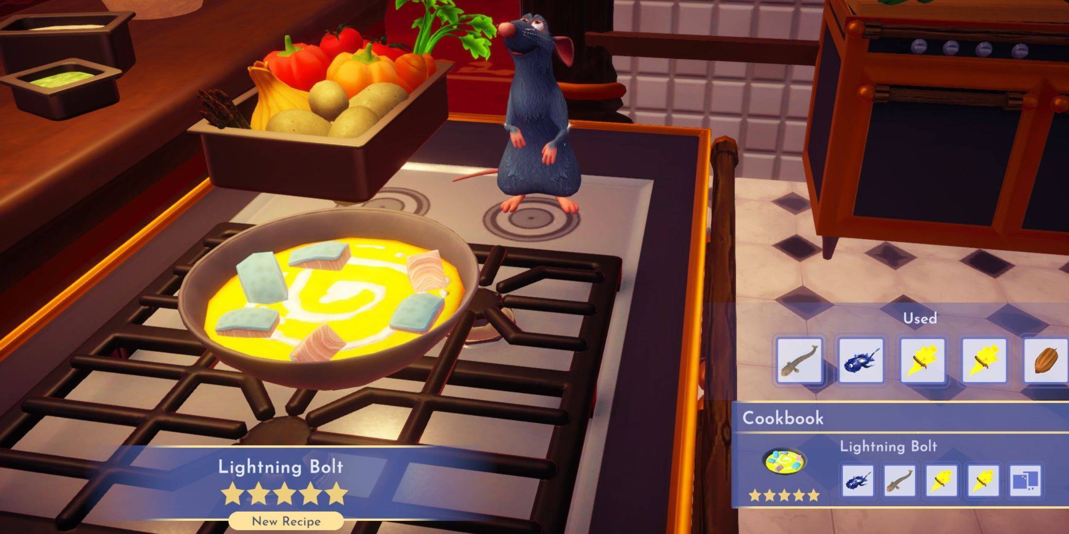 Lightning Bolt Recipe naipalabas sa Disney Dreamlight Valley