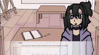 Schermata Full Ride! A College Dating Sim 3