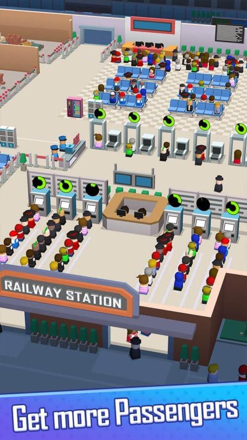 Idle Railway Tycoon Ảnh chụp màn hình 4