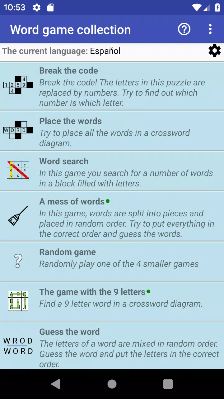 WGC Word Game Collection应用截图第1张
