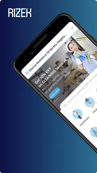 Rizek - Home Services, Health, スクリーンショット 1