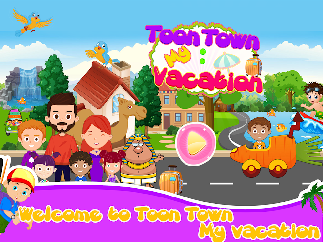 Toon Town: Vacation स्क्रीनशॉट 1