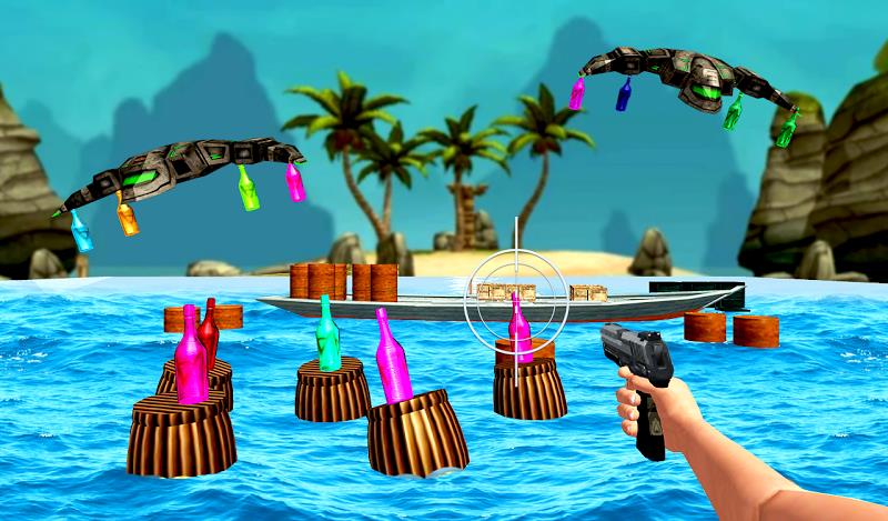 FPS Gun: Bottle Shooting Game应用截图第2张