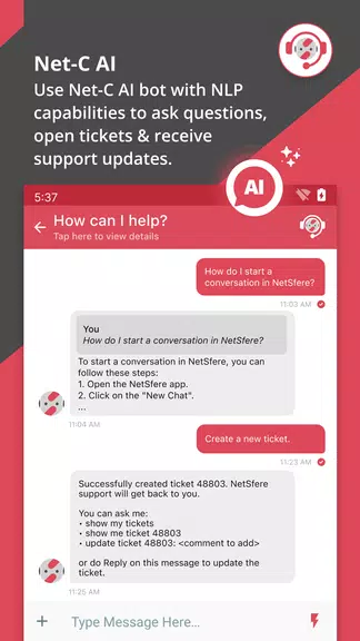 NetSfere Secure Messaging Ảnh chụp màn hình 2