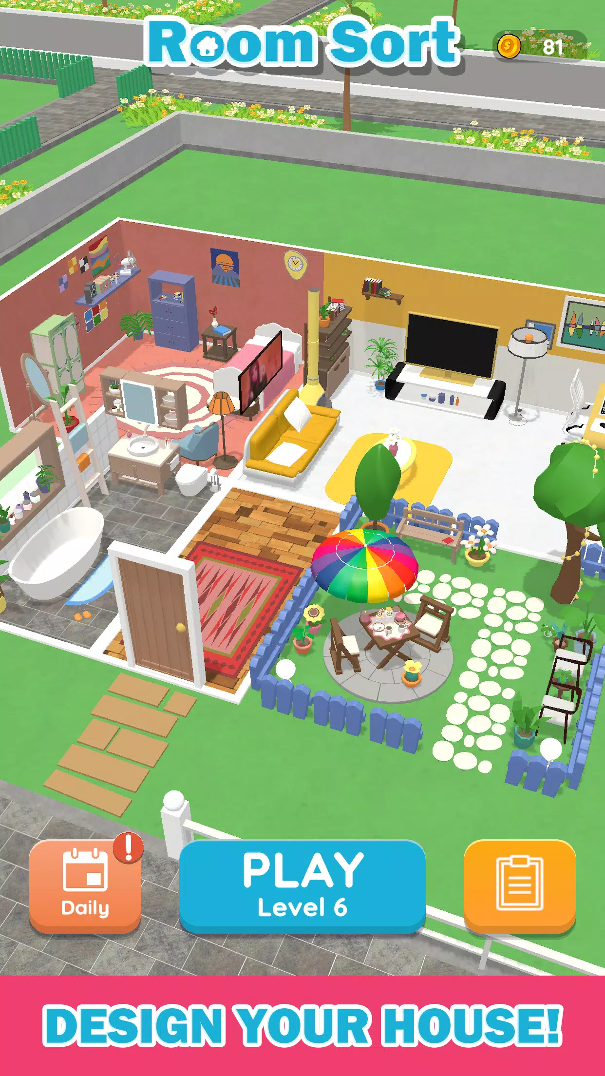 Room Sort - Floor Plan Game應用截圖第4張